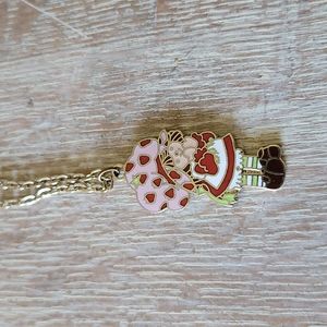 Vintage Strawberry Shortcake Pendant Necklace